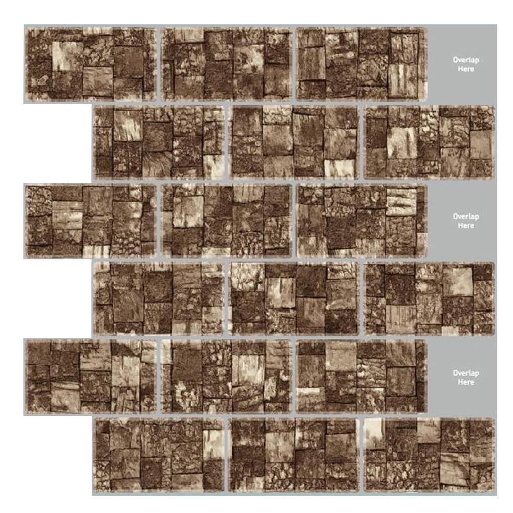 Ściana kafelkowa naklejka 3D cegła plastikowa tapeta samoprzylepna DIY Dom ścienna dekoracyjna naklejka salon DIY tło: As Shown8