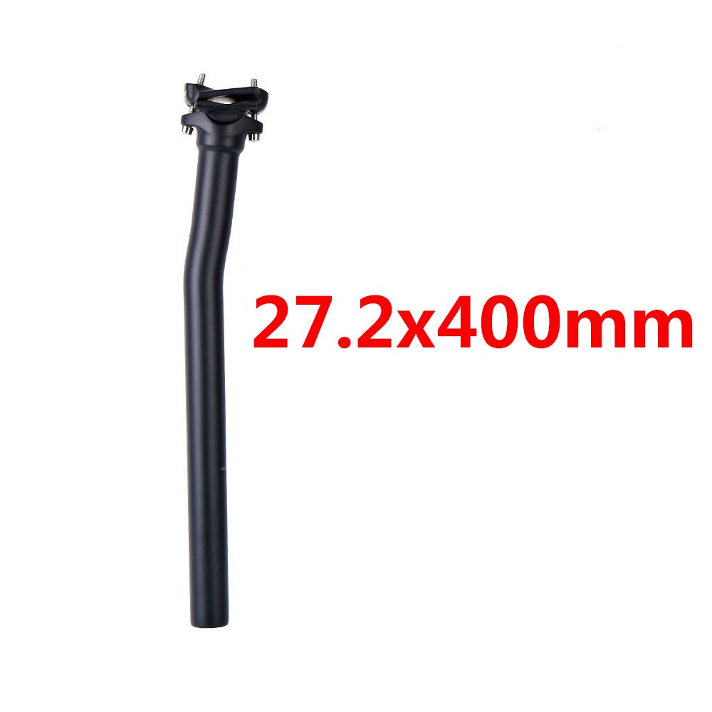 ELITA ONE Carbon Fibre Bicycle Seat Post Offset 20mm Mountain Bikes SeatPost Road Bicycles SeatPosts 27.2/31.6mmx350/400mm: 27.2x400mm-7268