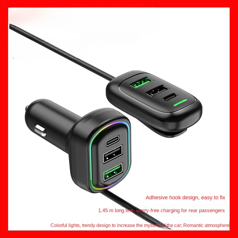Chargeur de voiture avec charge magique super rapide, technologie principale de récupération de puissance rapide, adaptation intelligente à divers appareils: Default Title