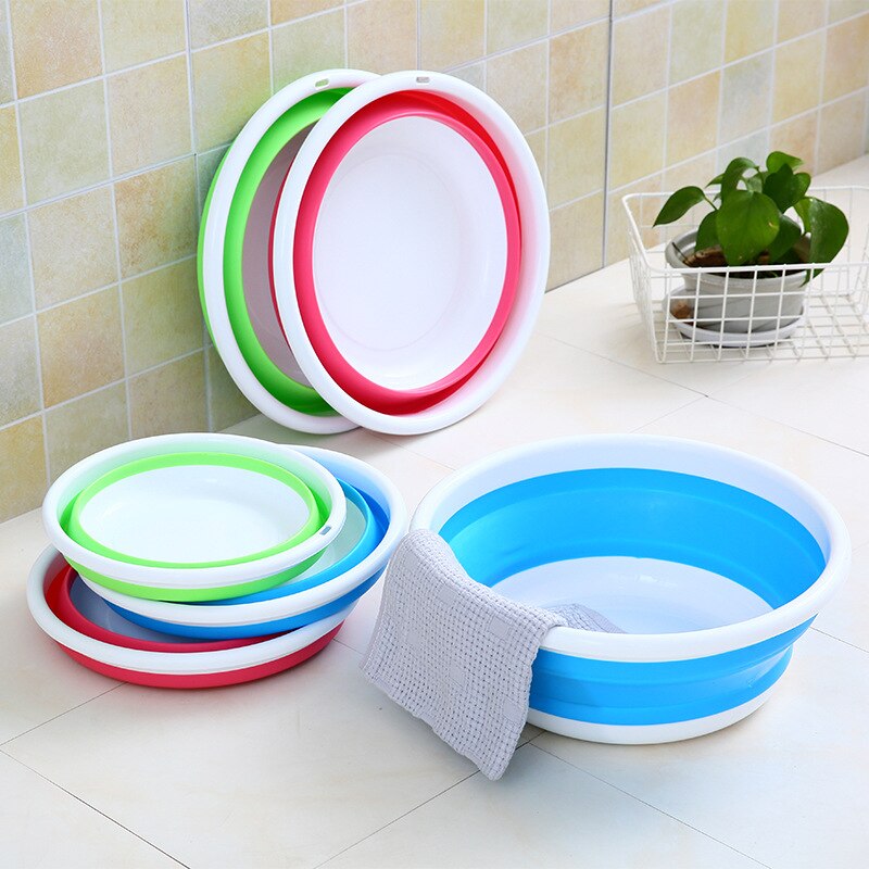 Folding Basin Extra Large -Resistant Plastic Basin Portable Travel Washbasin