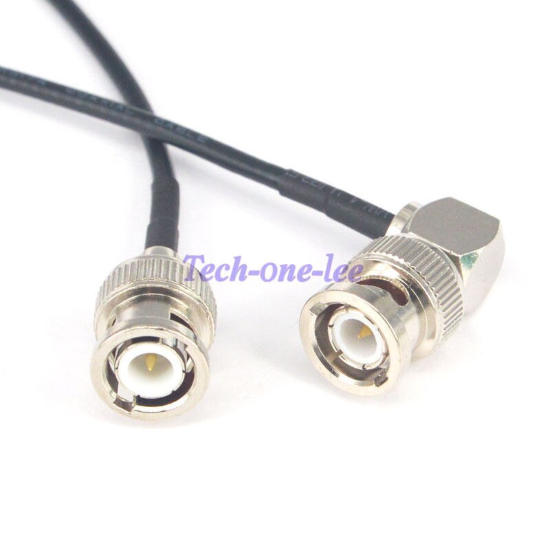 10 teile/los BNC Stecker auf Bnc-stecker Kabel RA koax Zopf Antennenverlängerungskabel 20 cm