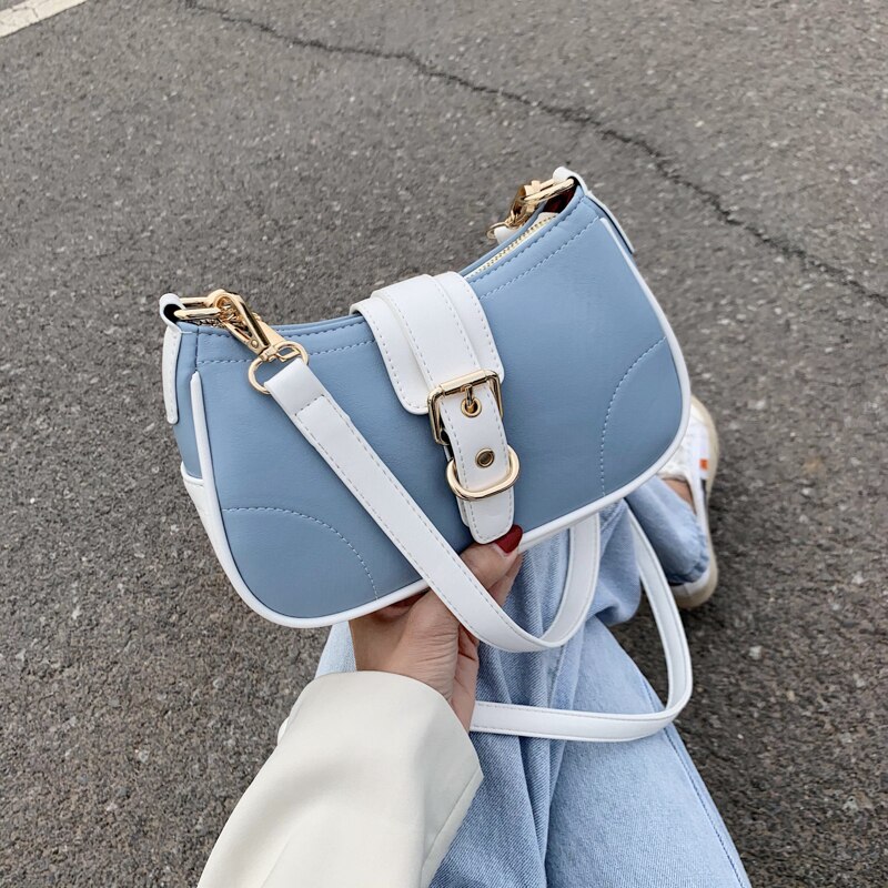 Nuovo 2020 di Qualità di Modo di Cuoio dell'UNITÀ di elaborazione ottavino Borsa con Tracolla per Borse di Spalla Delle Donne Della signora di proprietà Borsoni E Borse sacco