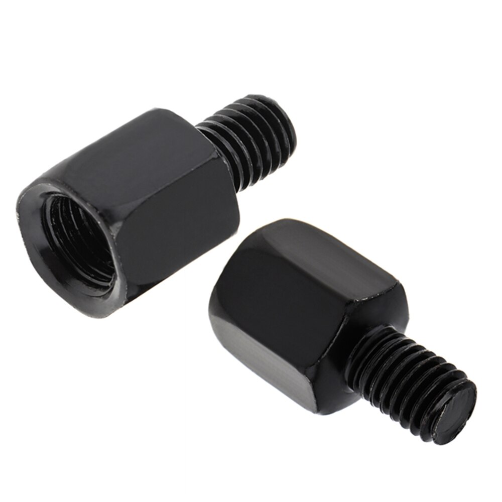 Motorfiets M10 10 Mm M8 8 Mm Achteruitkijkspiegels Adapters Rechts Links Hand Draad Rechtsom Anti-Klok Conversie Bolt schroeven
