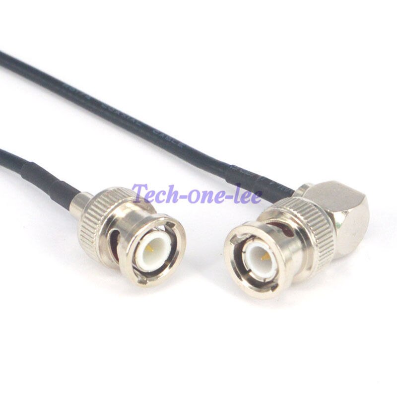 10 teile/los BNC Stecker auf Bnc-stecker Kabel RA koax Zopf Antennenverlängerungskabel 20 cm