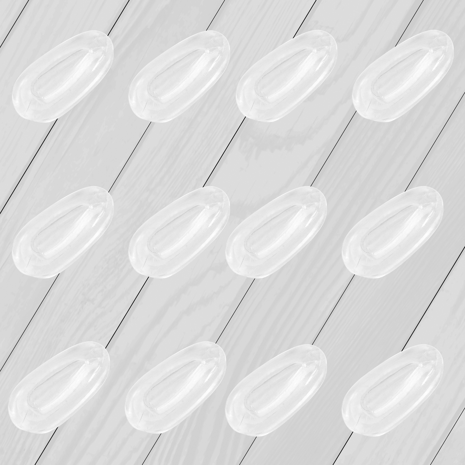 Eos siliconenrubber vervangende transparante neuspads voor oakley wingfold evr evs montuur met meerdere opties