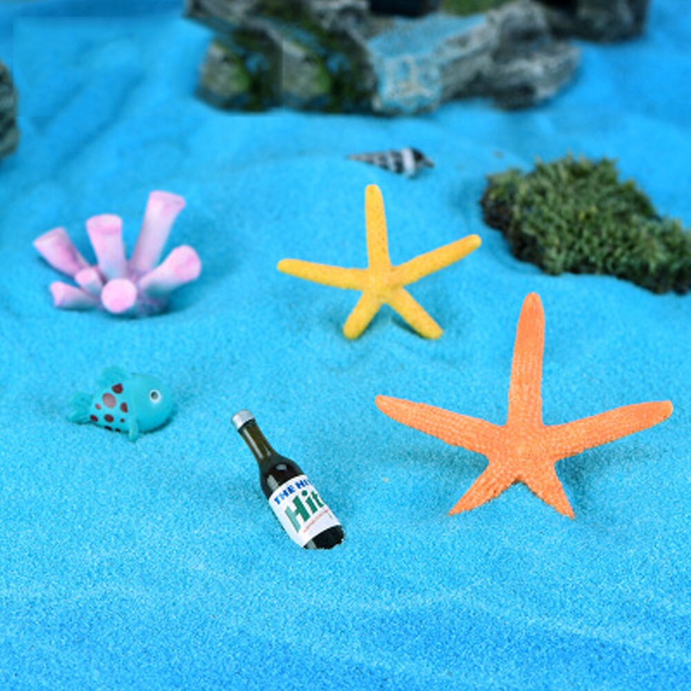 5cm Artificial Starfish Underwater Resin Aquarium Fish Tank Decoration Artificial Fish Pet Ornaments Viewing Decorations