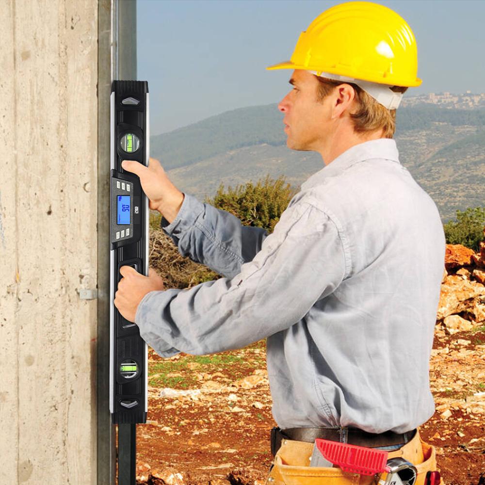 Digital Protractor Angle Finder Inclinometer Electronic Level 40cm/60cm LCD Screen Magnets Nivel Digital Level by PROSTORMER