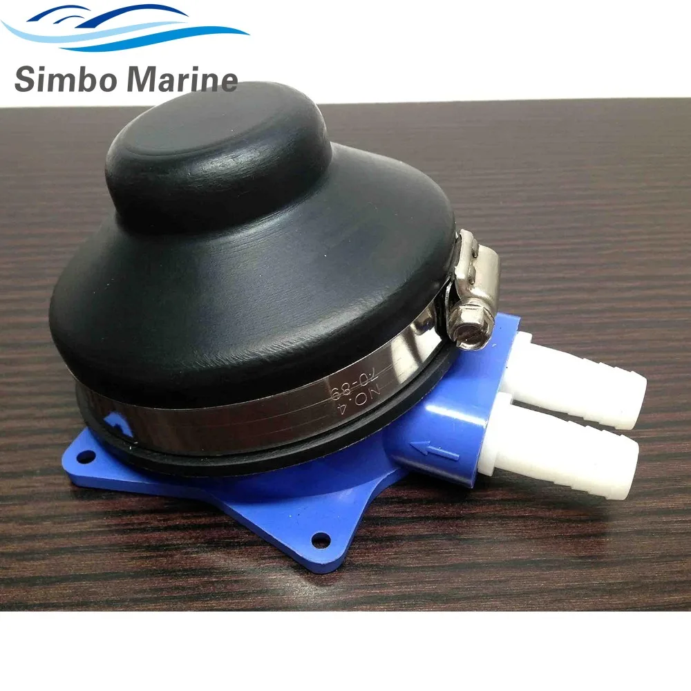 Water Self Priming Foot Water Pump Suitable for 1/2" Flexible Hose Made for Marine RV Boat Bilge Galley Pump Toilet Wash Basin