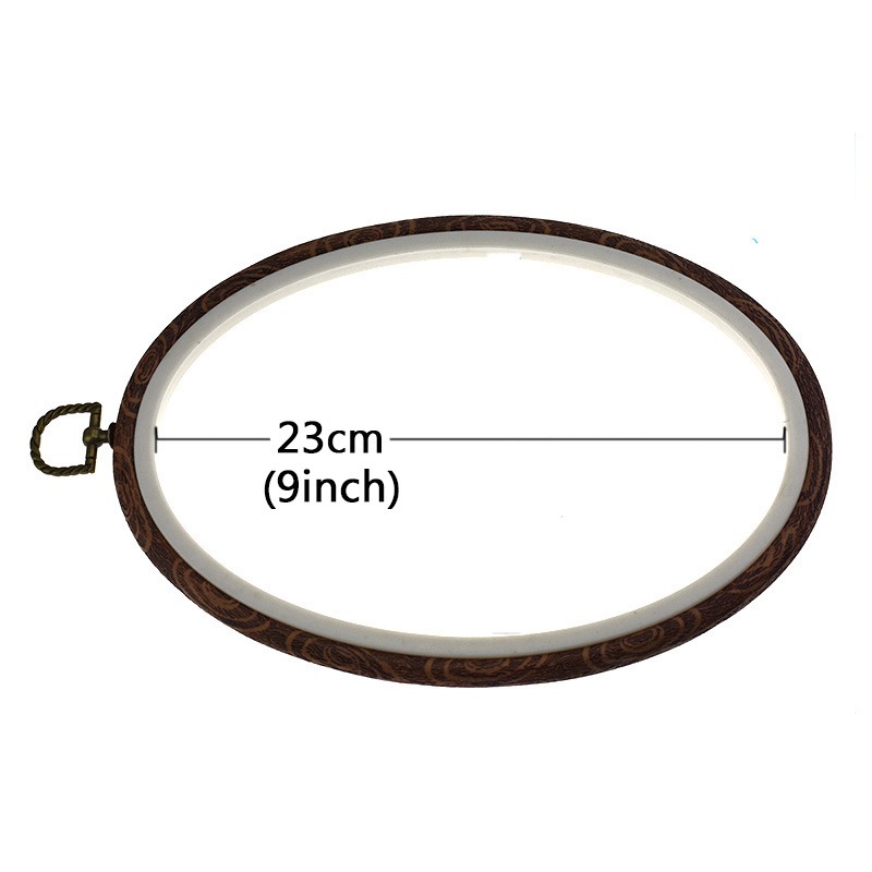 New1pc Embroidery Hoop Photo Frame Cross Stitch Hoop Ring Embroidery Circle Sewing Kit Frame Craft For Art Craft Sewing Decor