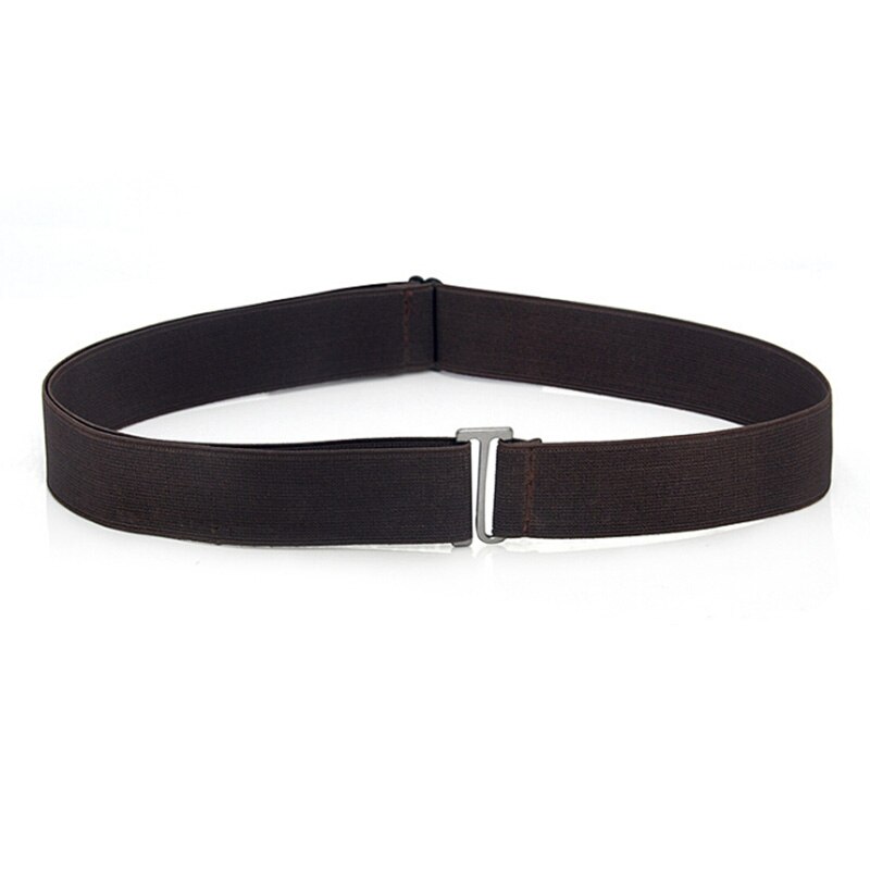 Women Invisible Belt Buckle Plastic Comfortable Elastic Belt For Women Men Adjustable No Show Web Belt For Jeans: CF