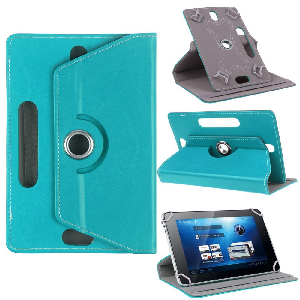 For Medion LifeTab S9714 10 inch/E10315 E10311 10.1 inch Universal Tablet PU Leather Cover Case 360 Degree Rotating Free Pen