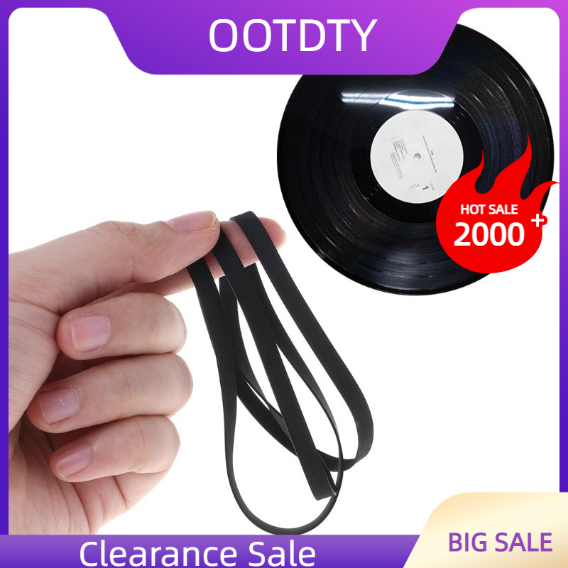 3MM Width 45-120MM Universal Cassette Tape Machine Belts Assorted Common Drive Flat Rubber Belt for CD DVD Recorders Walkman