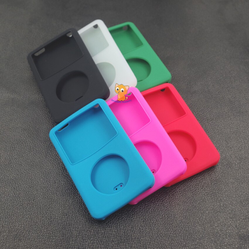 Soft Silicone Rubber Protective Case Pouch for iPod 6th Classic 80GB 120GB 7th Classic Thin 160GB