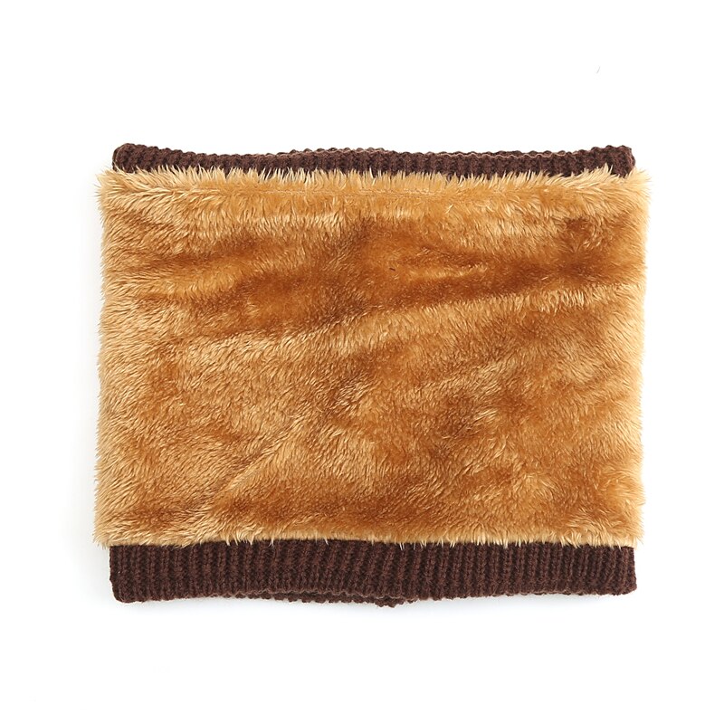 Women Cashmere Scarf Lady Neck Wraps Ring Unisex Winter Neck Snood Scarves Female Warm Fur Solid Bufanda