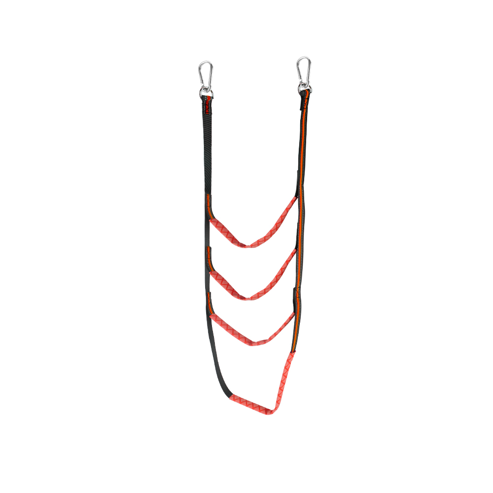 Launching Ladder Boat Folding Ladder Portable Yacht Boat Side Hanging Ladder 3/4/5 Step Boat Rope Ladder Boarding Soft Ladder: Blue