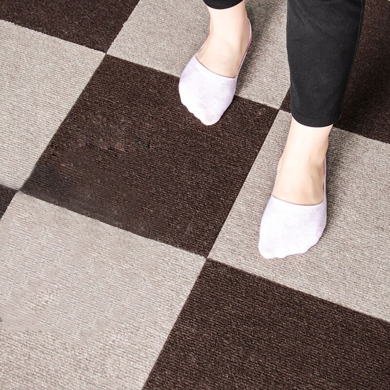 Adsorption Splicing Carpet waterproof Non-slip Home Rugs Living Room Bedroom Ultra-thin Mute Carpets Square Floor Mat Cutable