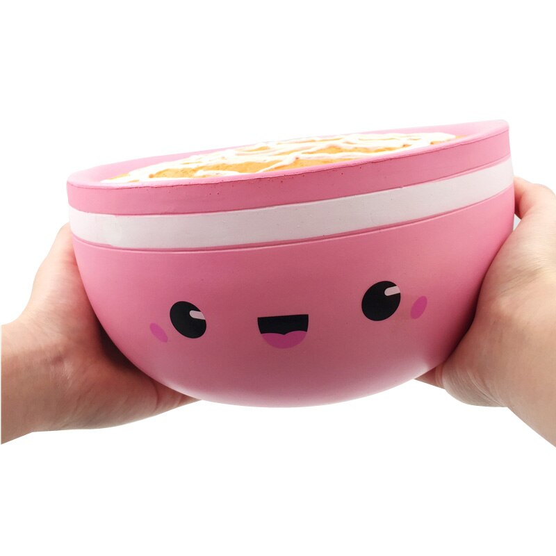 Best Giant Squishy Strawberry Cake Hamburger Hotdog Bowl Food Squishies Home Furnishings Pretend Play Toy: bowl