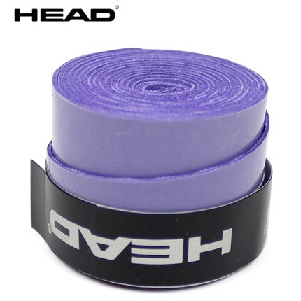 10 Pcs Original HEAD Tennis Overgrip Tennis Racket PU Tenis Sweatband antivibrador Grip Padel Tenis Raquete Padel Tennis Grip 10: Sticky Purple