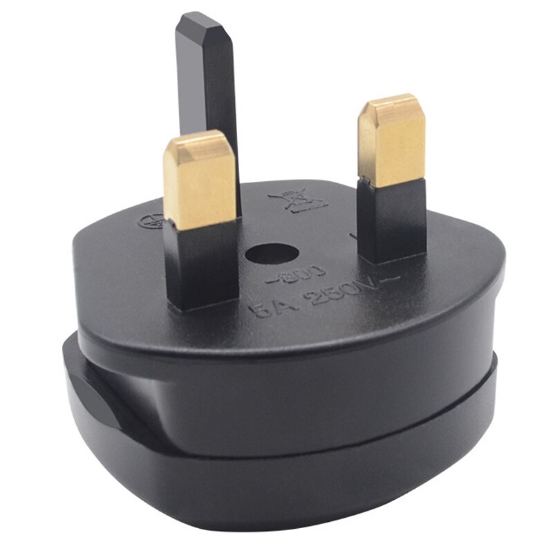 Weiß schwarz 250V 5A Kupfer CE Deutsch EU zu UK reise Adapter stecker 2Pole zu triprong Zypern Malediven singapur adptor stecker typ G