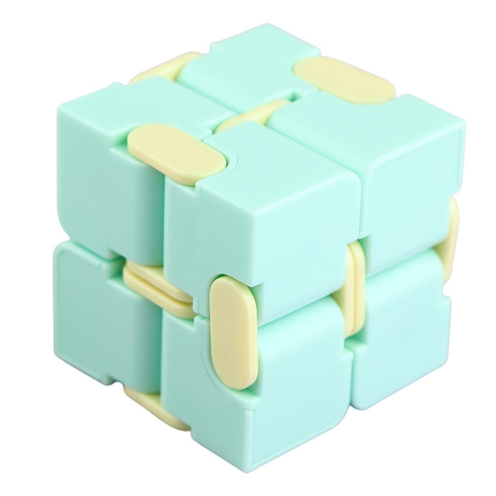 Pocket Flip Cube Small And Light Decompression BPA Free Non-toxic No Noise Durable Cube Concentrate Tool: green