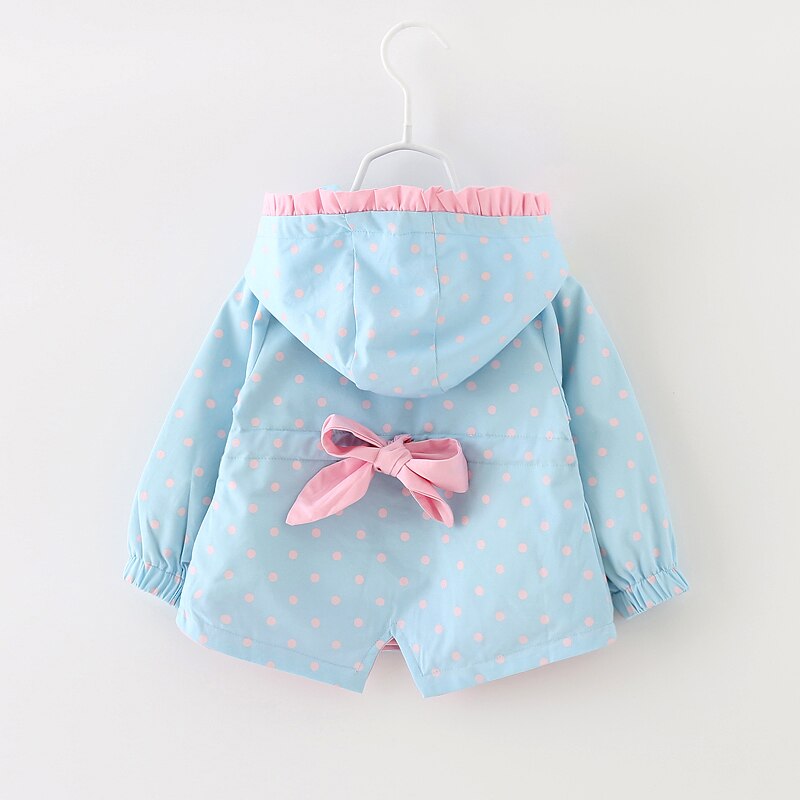Baby meisje splicing jas