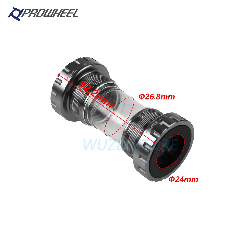 PROWHEEL PW-BB73 PW-BB68 Straße MTB Berg Fahrrad Boden Klammern 24MM BB 68/73mm Fahrrad Tretlager für SRAM GXP Kurbel: Straße PW-BB68