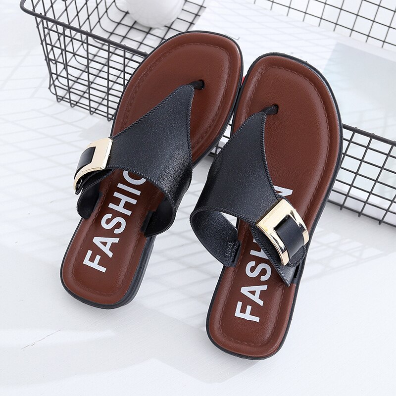 Vrouwen Zomer Vintage Rome Slippers Casual Schoenen Strand Vrouwelijke Slipper Sandalen Zomer Thuis Platte Slippers Schoenen Scarpe Donna