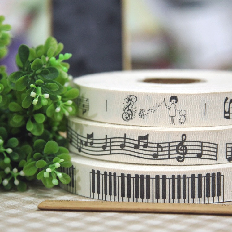 2cm cotton fabric music group woven brand labels ribbon Grosgrain clothing label DIY accessory sewing tapes