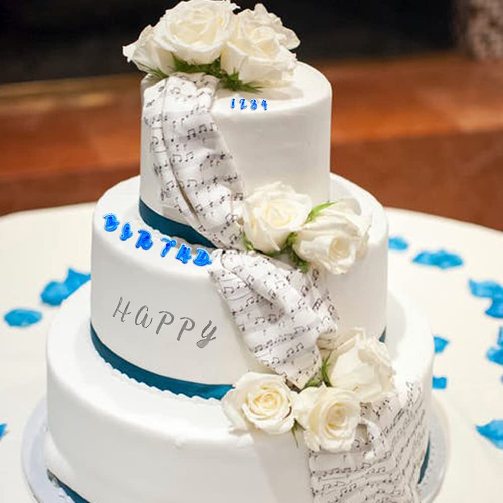 Molde con letras y números del alfabeto para manualidades, herramienta de decoración para pasteles, galletas, galletas, cortador en relieve, Fondant de azúcar