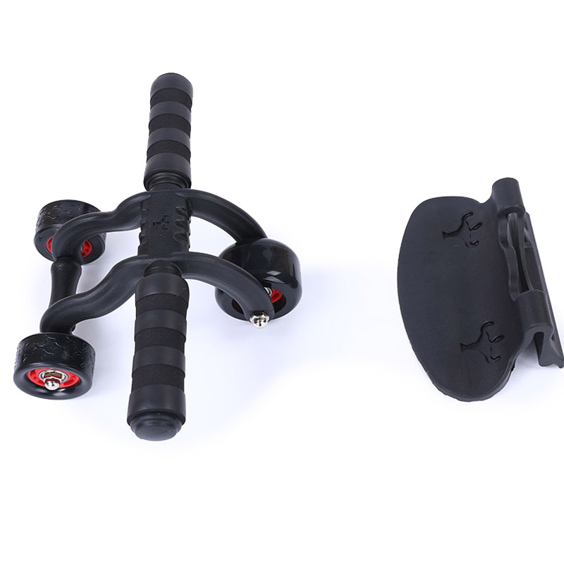 Rouleau de roue de puissance de roue de 3 roues abdominales d'ab pour l'entraînement de musculation d'exercice de gymnase de forme physique d'entraînement