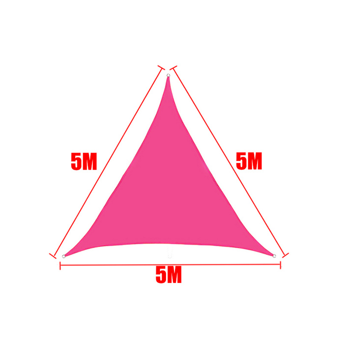 Voile pare-soleil étanche Rose rouge 420D carré Rectangle Triangle jardin terrasse auvent piscine ombre Camp randonnée cour auvent