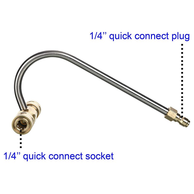 Sink Cleaner Attachment for Pressure Washers, 4 Nozzle Tips, 1/4 inch Quick Connect, 4000 PSI