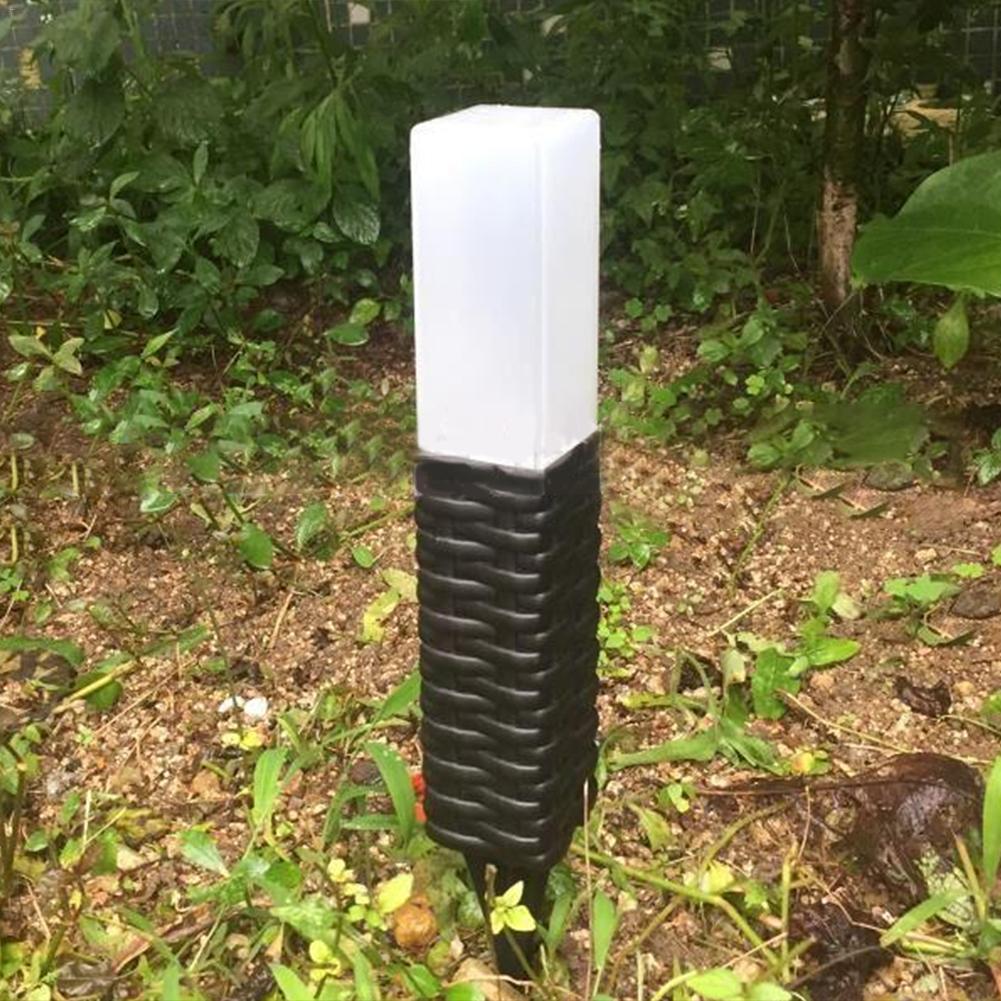 Arrvials Waterdichte Solar Rotan LED Lamp Plastic Rotan Landschap Gazon Tuin Licht Outdoor Road Decoratie