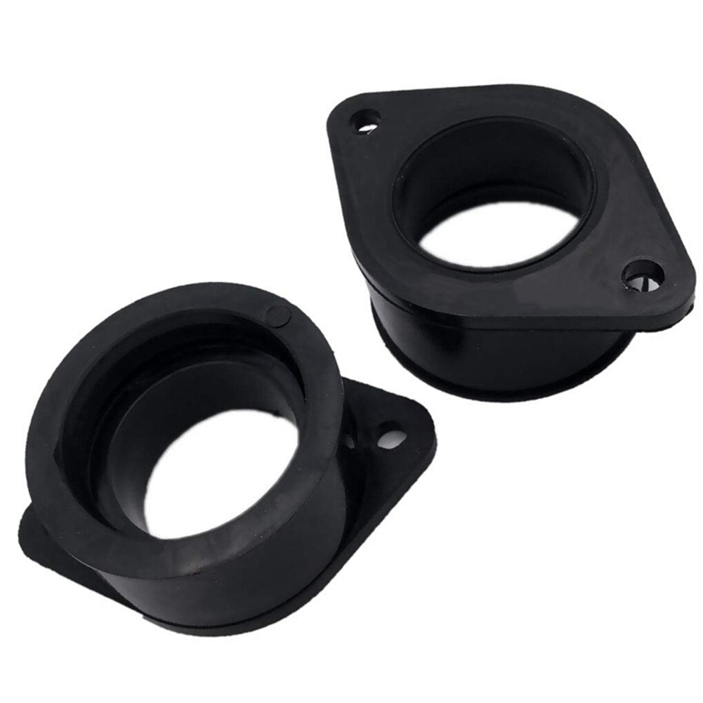 2 uds reemplazo para 74-75 Kawasaki KZ400 arranque de colector de admisión de carburador junta de carburador aislante de la motocicleta