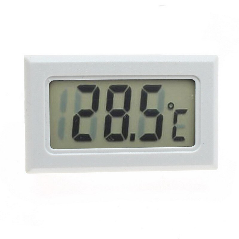 Lcd Digitale Temperatuur-vochtigheidsmeter-2 -1 Indoor Outdoor Hygrometer Thermometer Weerstation Met Klok: Type2