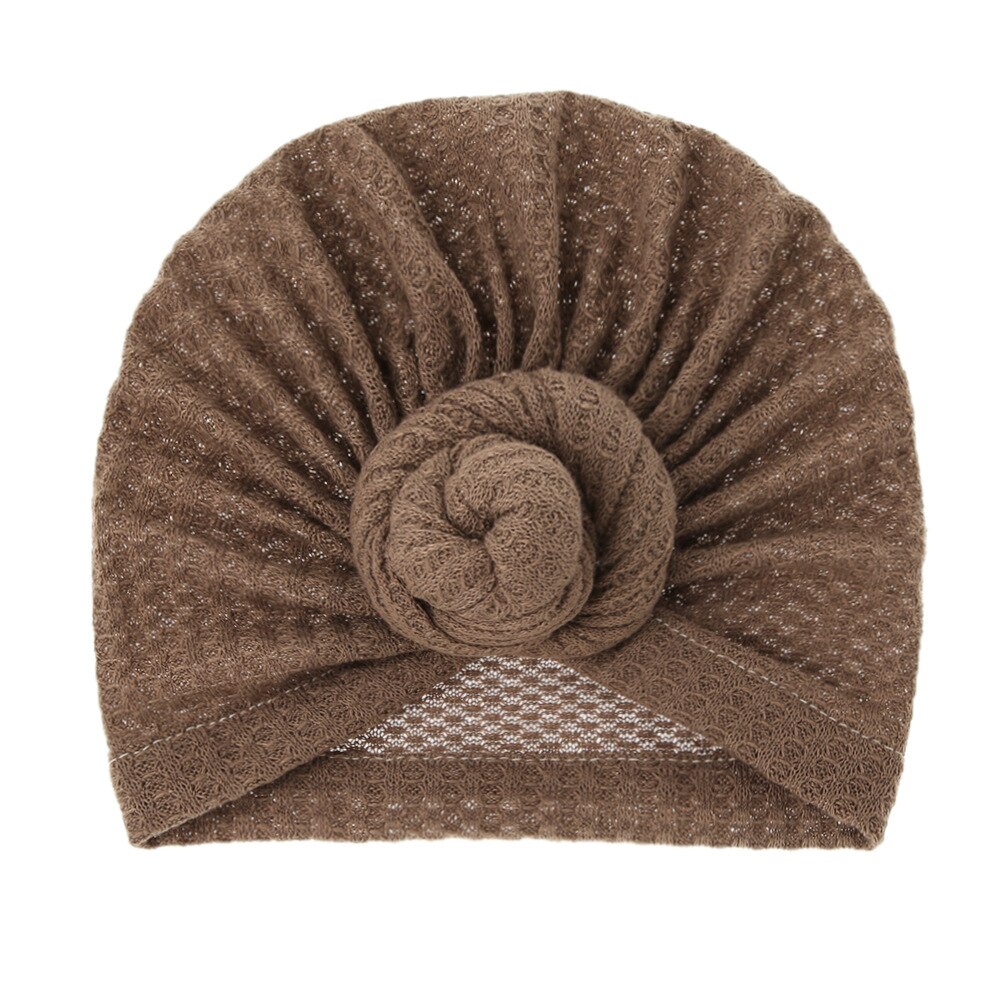 Bonnet en tricot pour bébé, casquette pour -né, Turban doux, pour filles et garçons,: 3