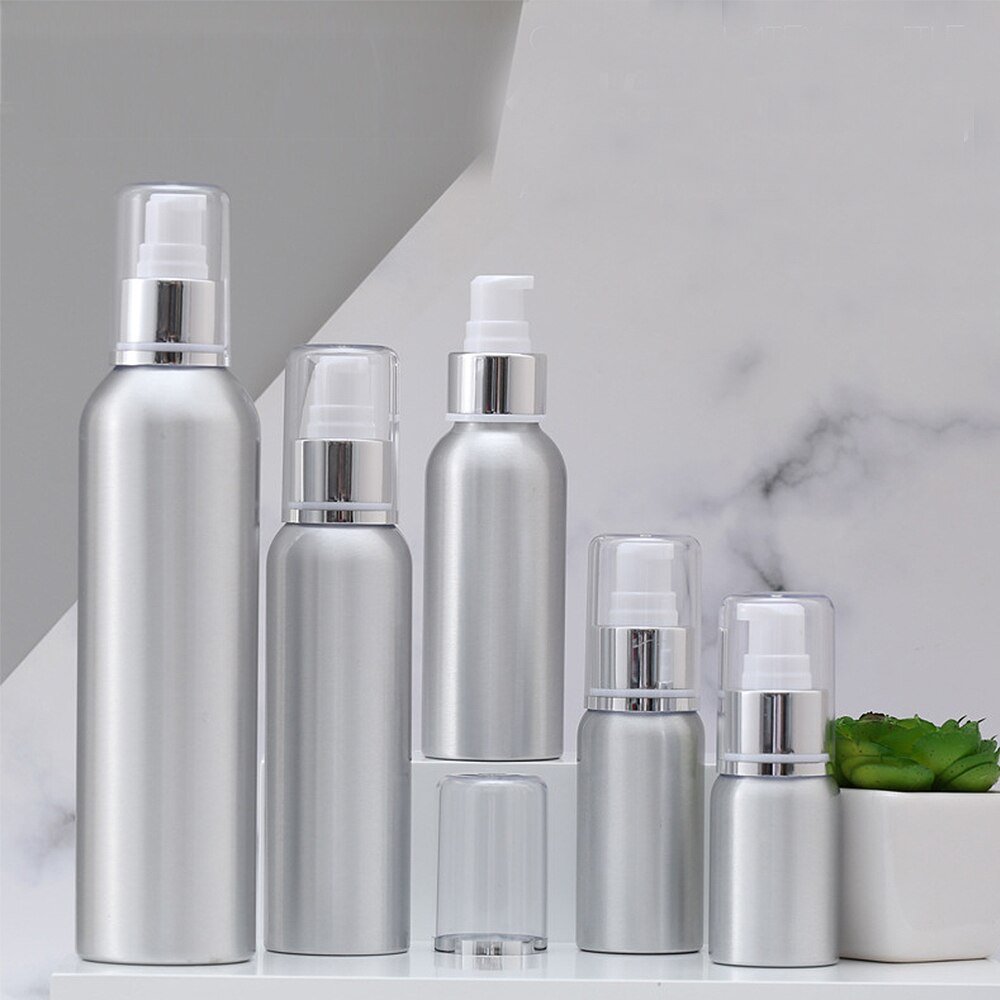 30/50/100/120Ml Aluminium Spray Fles Draagbare Mini Parfumflesjes Lege Hervulbare Cosmetische Spuit Verstuiver