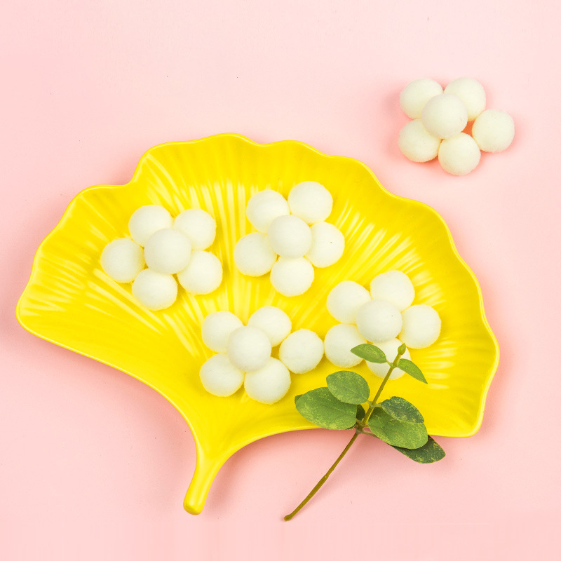 300Pcs Weiche Runde Flauschigen Pompons Ball 10/15/20/25mm Handwerk Filz Kugeln Gemischt Farbe DIY Dekoration Weichen Pom Nähen Stoff Liefert