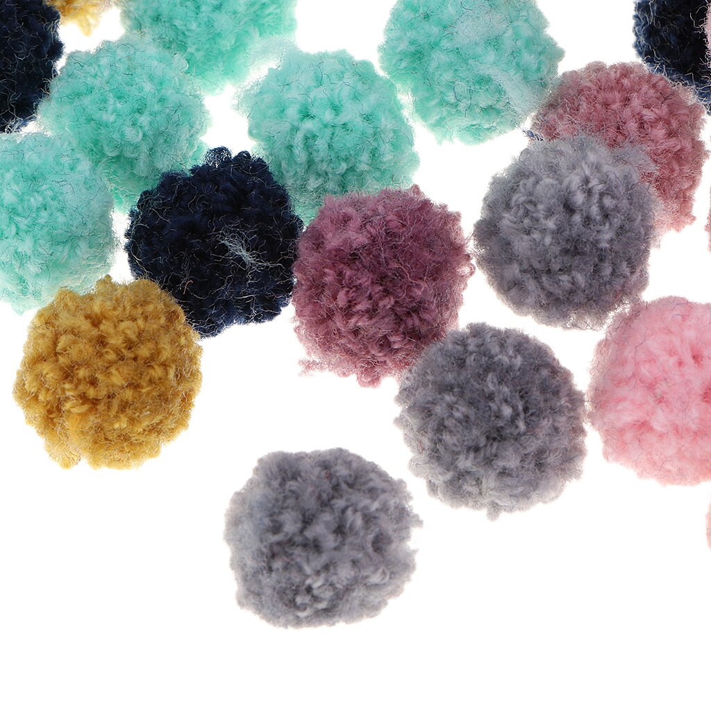 Packs Van 100 Kleine Pompoms Craft Voor Diy Huisdier Of Puppy Decoraties