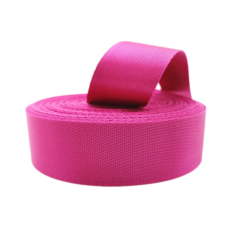 Sangle en Nylon pour sac à dos, 2 Yards, 30mm, accessoires de couture, ceinture: Rose