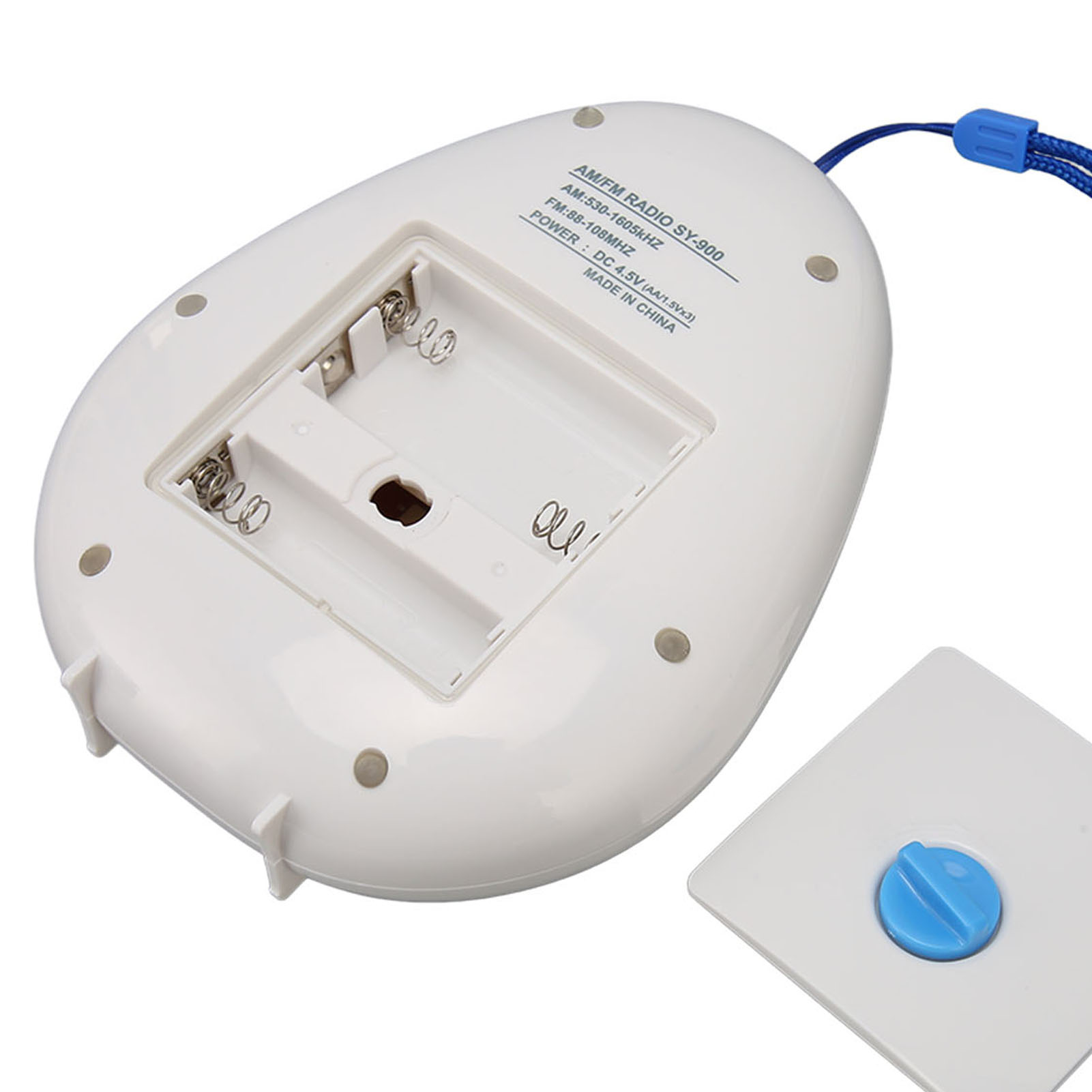 Vattentät duschradio am fm duschradio vattentät bärbar abs badrumsradio inbyggd högtalare batteridriven duschradio