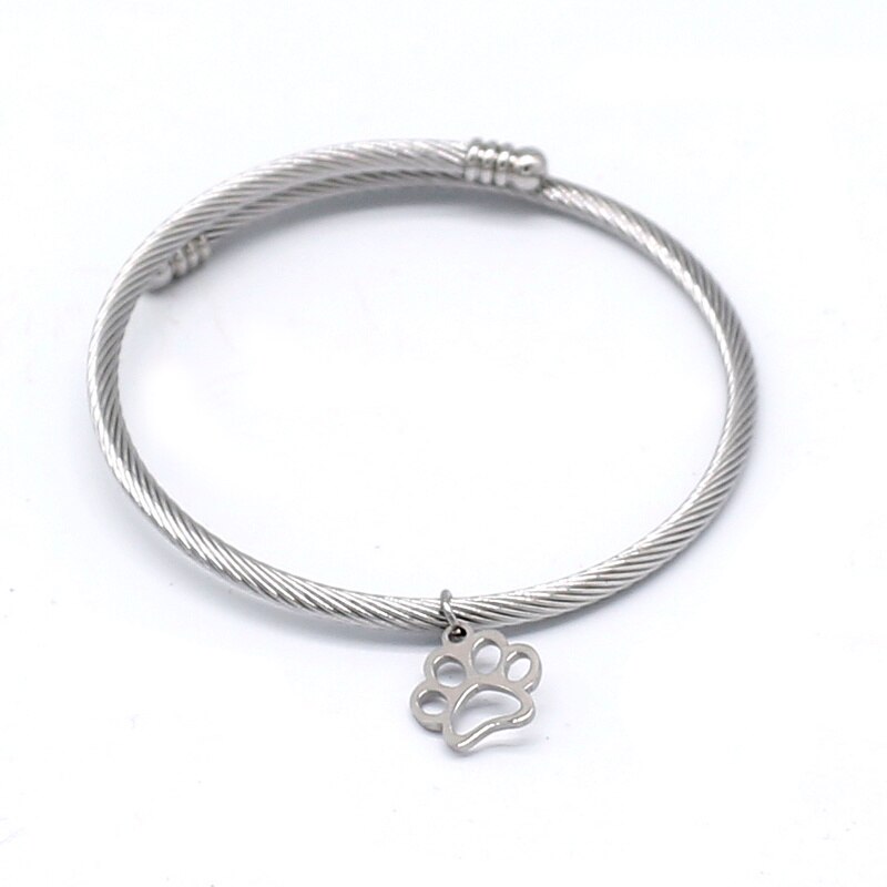 Aiovlo réglable En Acier Inoxydable bricolage Bracelet à breloques & Bracelet Accessoires Fine Bracelet Bijoux pour Femmes