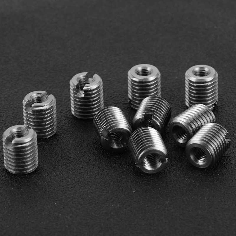 self tapping inserts threaded inserts Male Thread Nut Stainless Steel Extension Fastener Slotted Sleeve Repair