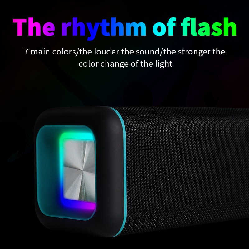 9D Stereo Geluid Bar Bluetooth Speakers Voor Computer Pc Laptop Volledige Bereik Soundbar Subwoofer Kolom Tv Home Theater Caixa De som