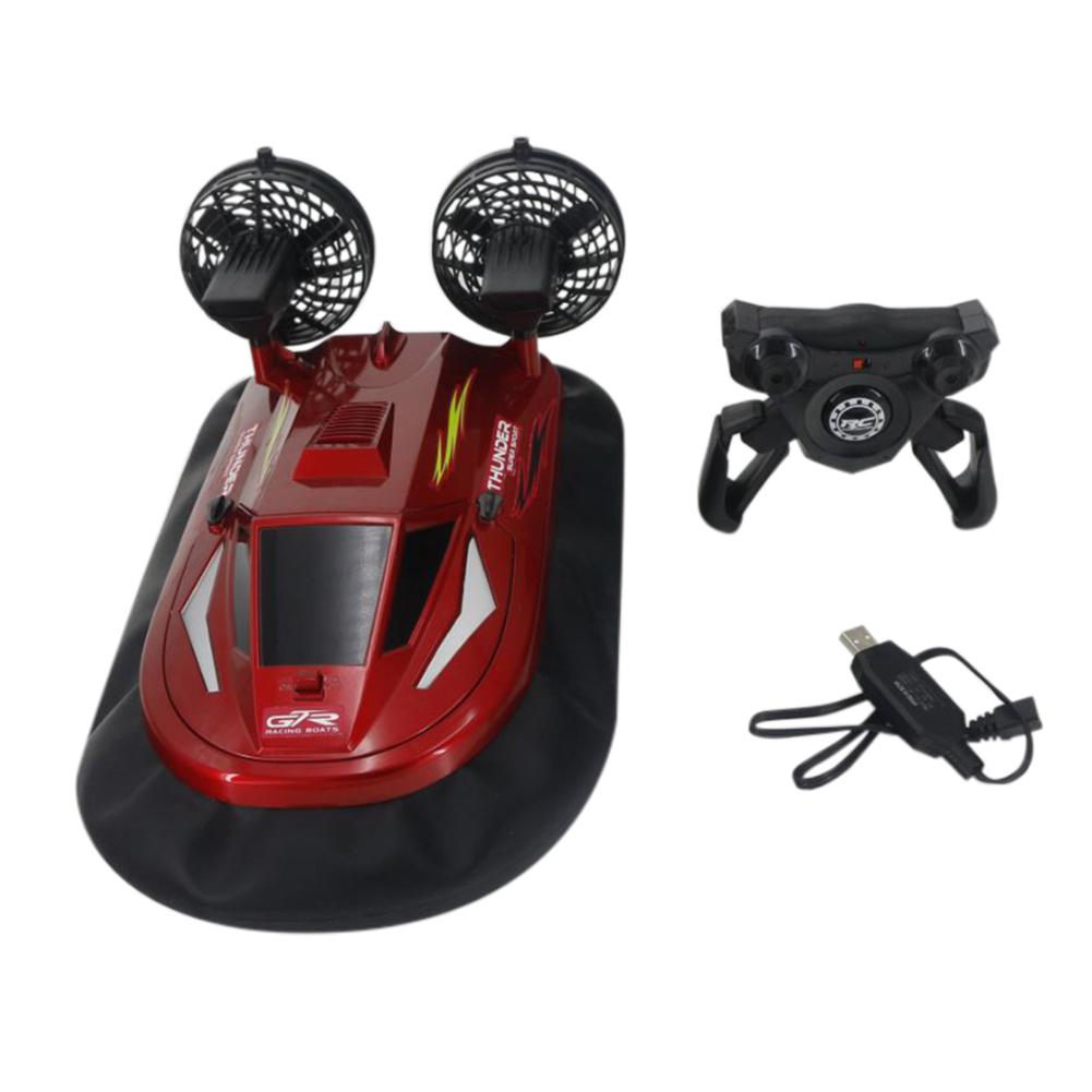 RCtown 757 2.4G Radio Control Brush Motor RC Hovercraft RC Boat Vehicle Models For Children Remote Control Boat summer toys