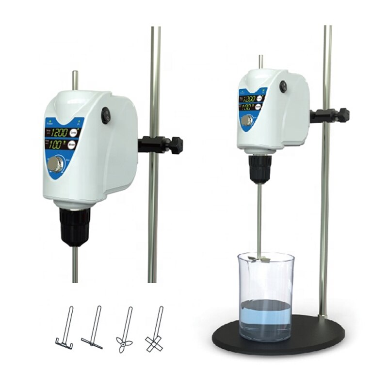 MS-40 Digital Overhead Stirrer With 40L Stirring Volume For Laboratory Cosmetics Solution Use