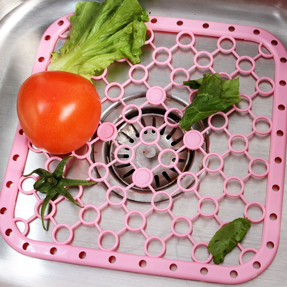 Anti Slip Draining Board Multifunctional Pad Vegetable Fruits Heat Insulation For Dish Sink Practical Kitchen Kitchen Supplies