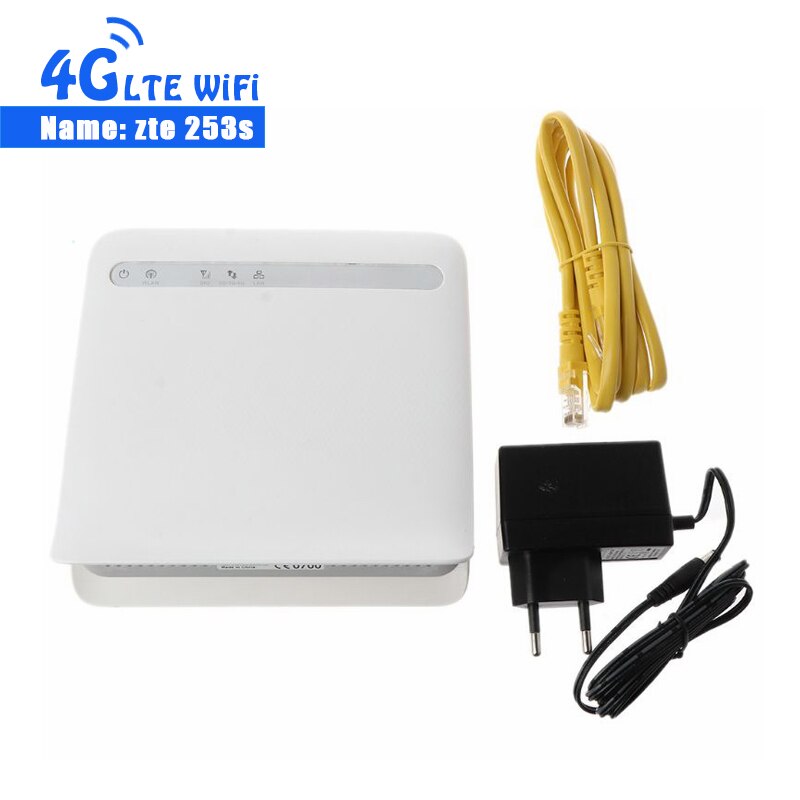 Ontgrendeld Zte MF253s 4G Lte Cpe Draadloze Router 150Mbps 4G Cpe Router Met Sim Card Slot Mf253 4G Router