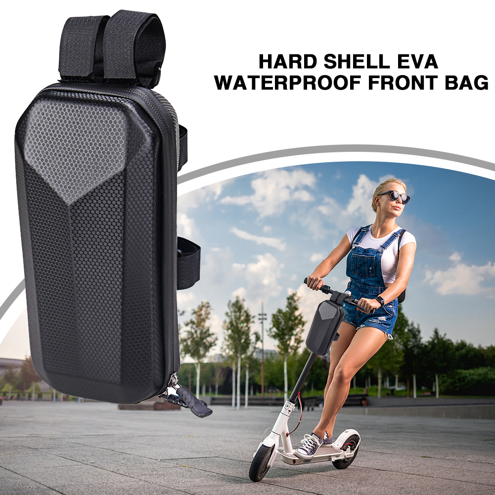 Frame Scooter Hanging Bag 2/3/4/5L Folding Bike Bicycle Pouch Hard Shell Front Waterproof for Outdoor Cycle Biking Entertainment