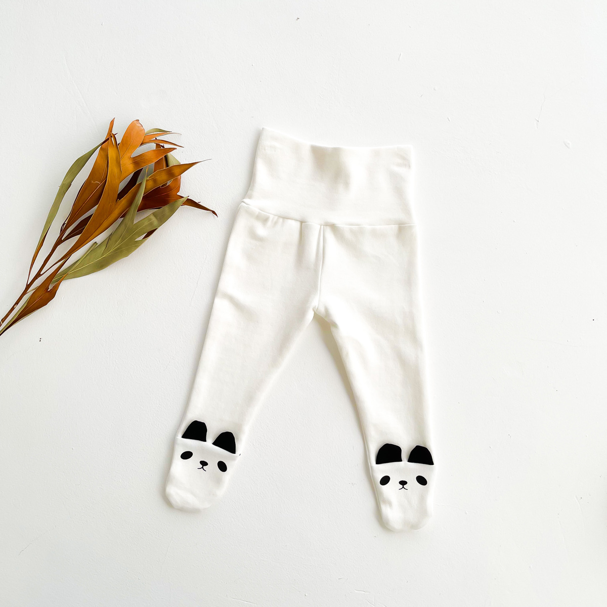 2022 Lente Baby Kleding Cartoon Stijl Legging Voor Meisjes Koreaanse Baby Jongens Leggings Hoge Taille: WHITE / 90cm for 2T